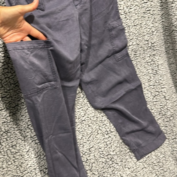 Free People Summers Over Soft Cargo Pants charcoal 4 - Picture 12 of 14